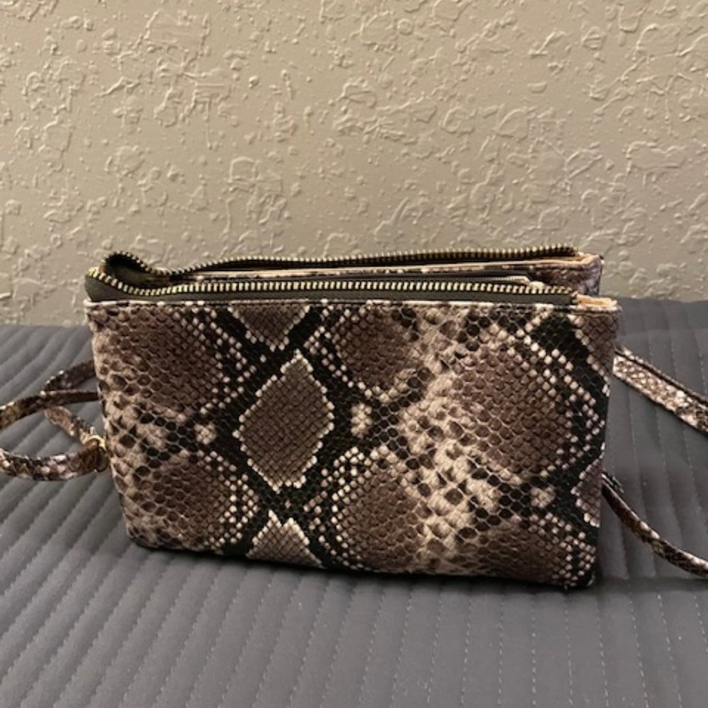 Caroline Hill Python Crossbody Bag